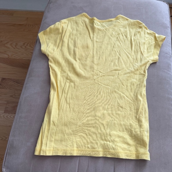 Garage Yellow Cotton Tee with mini pocket - medium - Picture 3 of 3